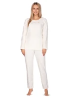 Dámske pyžamo Regina 652 dlhé/r froté S-2XL Dámske pyžamo Regina 652 dlhé/r froté S-2XL