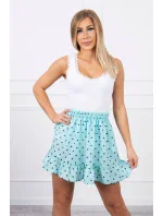 Mätová bodkovaná sukňa