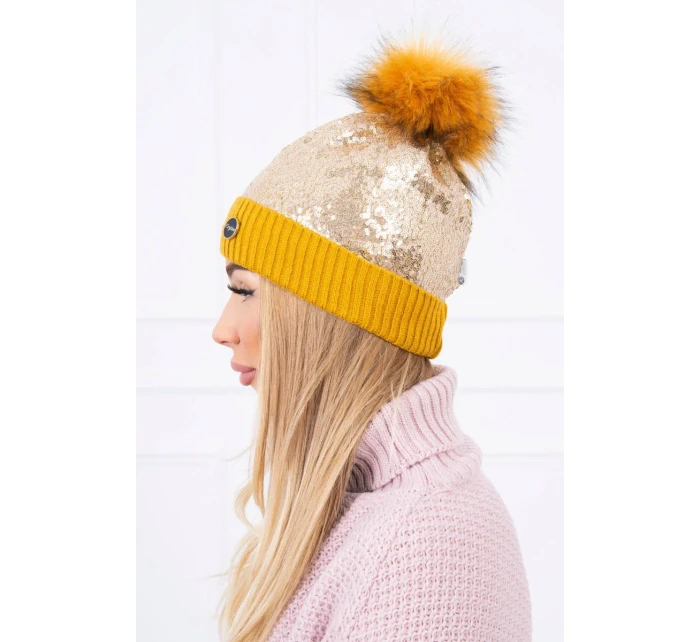 Čiapka K198 horčica Čiapka K198 horčica