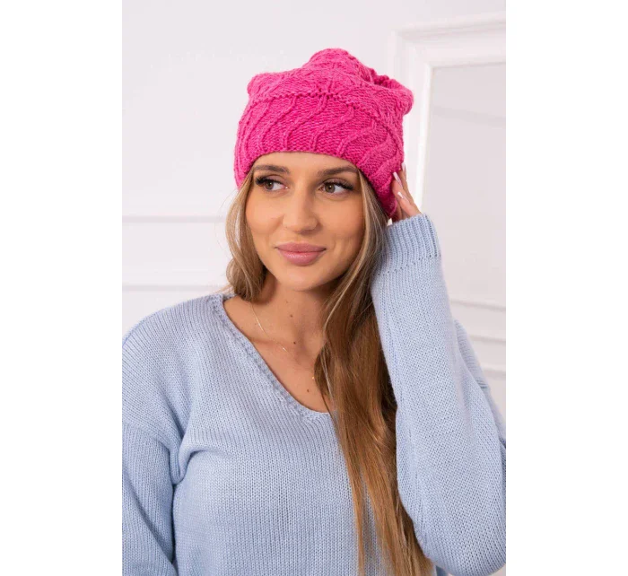 Dámska čiapka Dagmara K332 pink