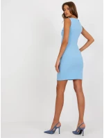 LK SK 509281 šaty.36X svetlo modrá