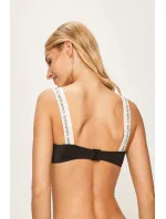 Vrchný diel plaviek KW0KW00548-BEH čiernobiela - Calvin Klein