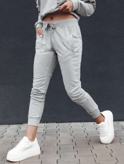 Dámské tepláky RELAX světle šedé Dstreet model 21978557 - FashionStreet