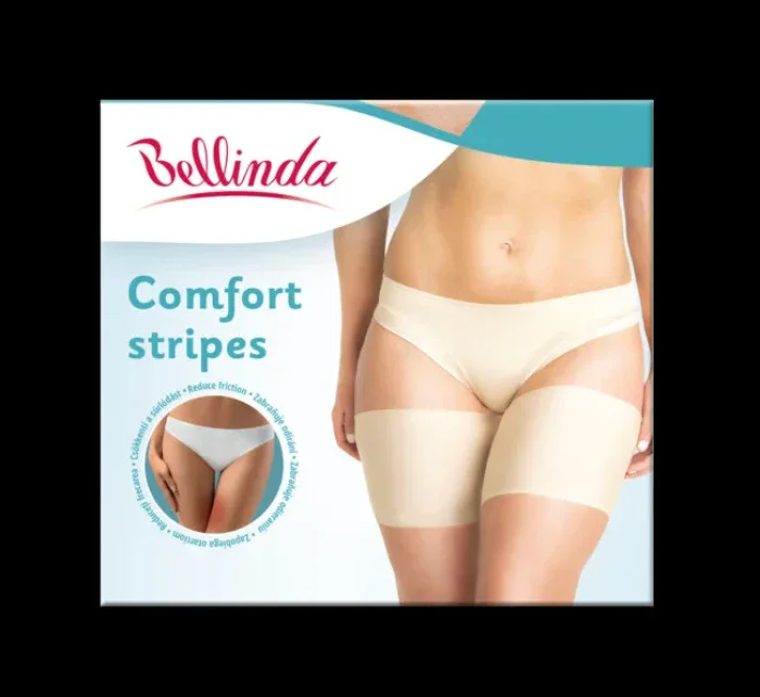 Pásy na ochranu a zabránenie treniu OCHRANNÉ PÁSY NA STEHNÁ (COMFORT STRIPES) - BELLINDA - čierna