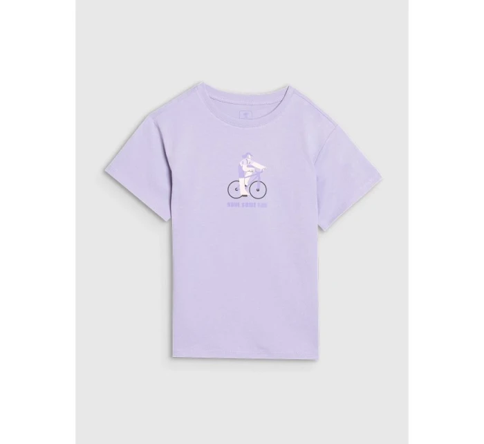 Dievčenské tričko s potlačou 4F4FJRSS25TTSHF2645-52S