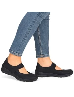 Dámské černé polobotky na suchý zip model 21910617 - Rieker