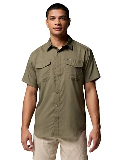 Košeľa Columbia Utilizer II Solid s krátkym rukávom 1577762397, zelená, veľkosť L