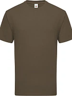 Fruit of the Loom Iconic 195 T Pánske tričko z hrubého materiálu 16.1422 truffle