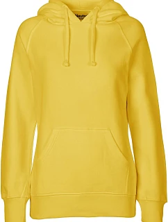 Neutral O 83101 Dámska mikina s kapucňou z bio bavlny 77.8311 yellow