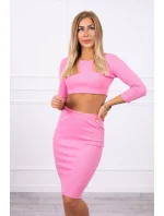 Súprava blúzky a sukne svetlo ružová Súprava blúzky a sukne svetlo ružová