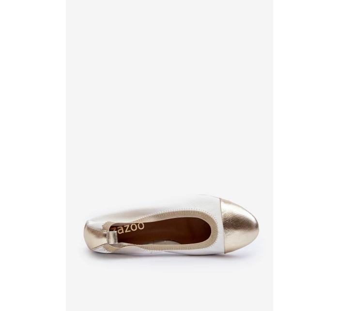 Kožené baleríny model 21646179 - Zazoo