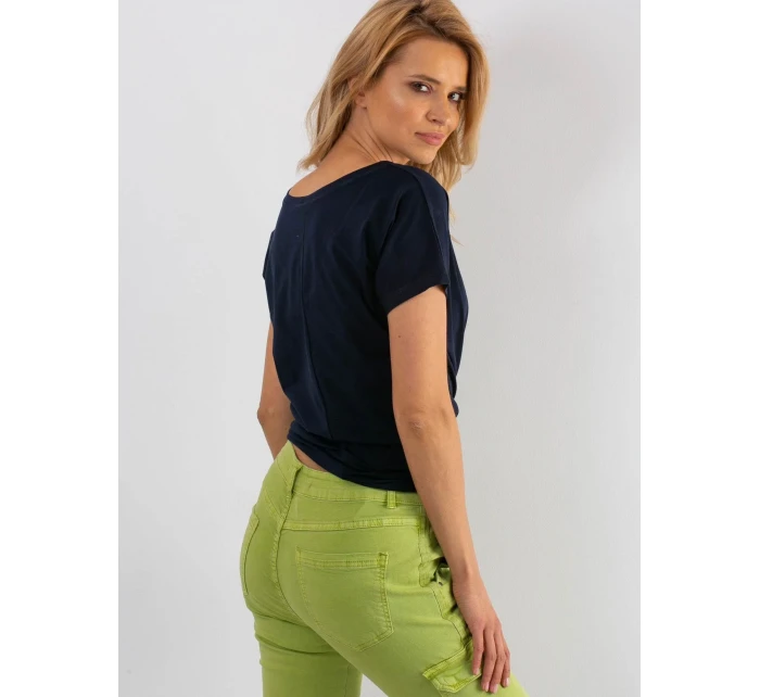 Tričko RV TS 4832.42P tmavo modrá Tričko RV TS 4832.42P tmavo modrá