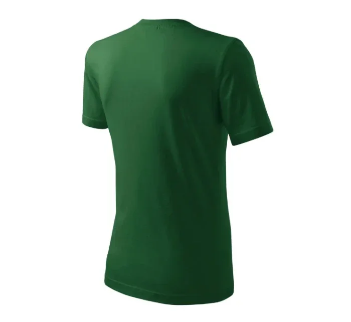 Klasické nové tričko pánske fľaša zelená Klasické nové tričko pánske fľaša zelená