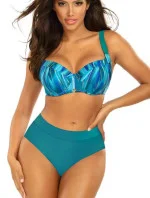 Dámske dvojdielne plavky Puerto Rico 4 S995PO4-1 marine. zeleno-modrá - Vlastné