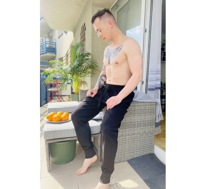 Pánske teplákové nohavice De Lafense 623 Pánske teplákové nohavice De Lafense 623