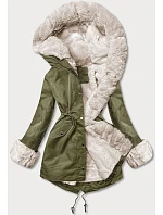 Parka s kožušinovou podšívkou army (5M763-136) Parka s kožušinovou podšívkou army (5M763-136)