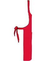 K Dětská zástěra s laclem 20.K red model 22511080 - Kariban K Dětská zástěra s laclem 20.K red model 22511080 - Kariban