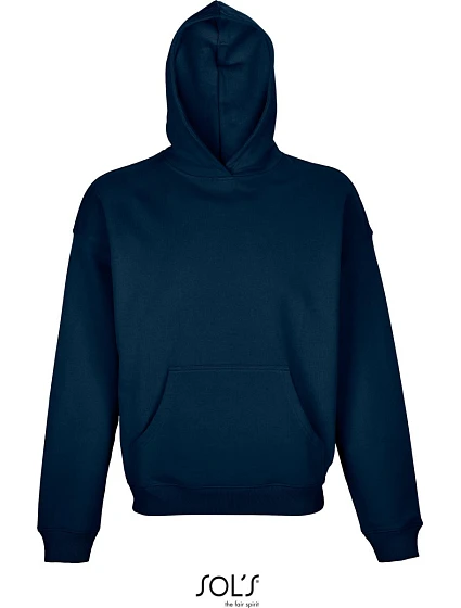 SOL'S Connor Unisex mikina s kapucňou 25.3813 francúzska námornícka modrá