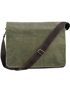 QD 610 Vintage taška s klopou model 22554770 vintage military green - Quadra