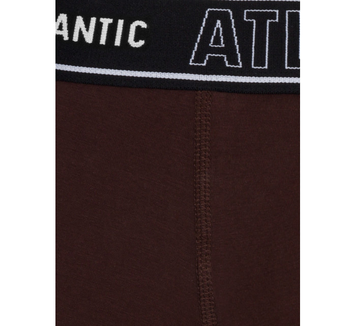 Pánske boxerky ATLANTIC Magic Pocket - hnedé