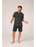 Pánske pyžamo Key MNS 936 B26 cr/r 3XL-4XL