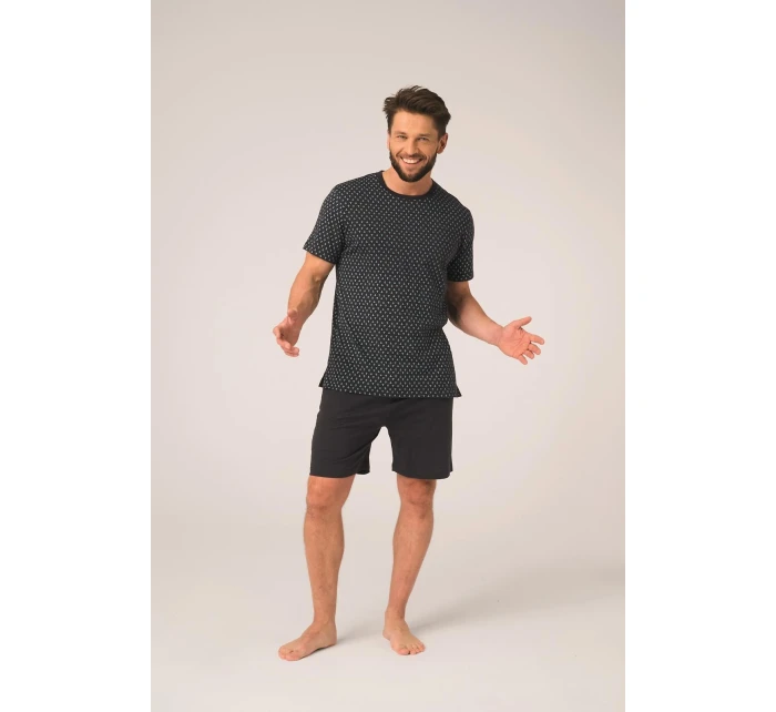 Pánske pyžamo Key MNS 936 B26 cr/r 3XL-4XL