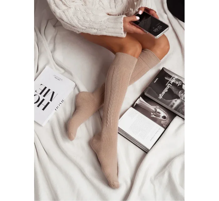 Milena podkolienky 0330 Azure Plaid 37-41