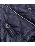 Tmavě modrá lehká dámská bunda model 16147632 - BH FOREVER Tmavě modrá lehká dámská bunda model 16147632 - BH FOREVER