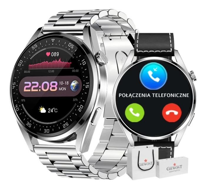 Chytré hodinky Vertex Leather model 21804813 - Giewont Chytré hodinky Vertex Leather model 21804813 - Giewont