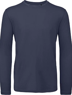 B&C Inspire LSL T /men_° Pánske tričko s dlhým rukávom 01.TM70 tmavomodré