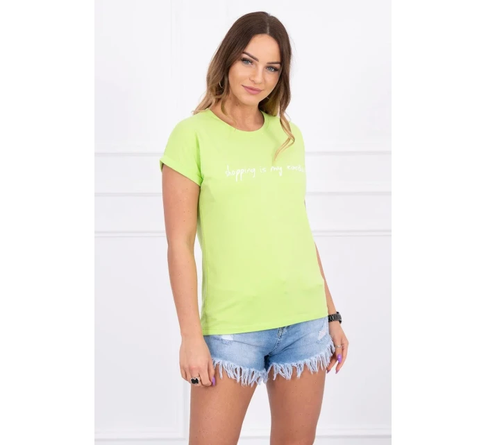 model 18743152 je moje kardio halenka světle zelená - K-Fashion model 18743152 je moje kardio halenka světle zelená - K-Fashion