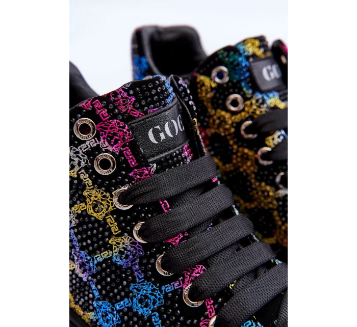 Buty Sportowe Na Platformie Dżety GOE MM2N4009 Czarne