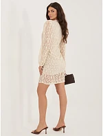 Sukienka MI SK model 22109878 jasny beżowy - FPrice