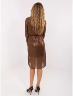 Šaty MI SK 68592.36 hnedé Šaty MI SK 68592.36 hnedé