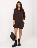 Sukienka RV SK model 21793767 ciemny brązowy - FPrice