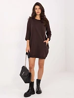 Šaty RV SK 6839.95 tmavohnedé