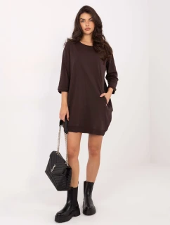 Šaty RV SK 6839.95 tmavohnedé