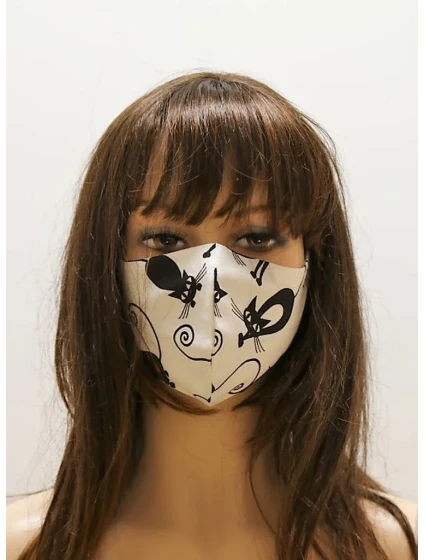 Bavlnená rúška Mačky - Vestis