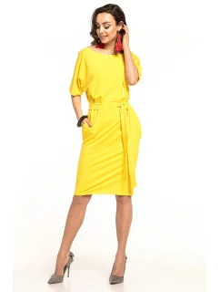 Dámské šaty model 19344950 Žlutá - Tessita