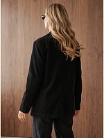Dámská černá kordová bunda FashionStreet PY0161