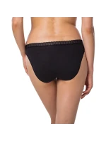 Dámske nohavičky s čipkou FANCY COTTON Minislip - Bellinda - čierna