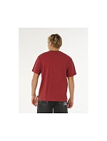 Pánske tričko RIP CURL Medina Inner Vision Spray Tee, červené