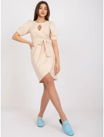 Šaty LK SK model 17404325 světle béžová - FPrice