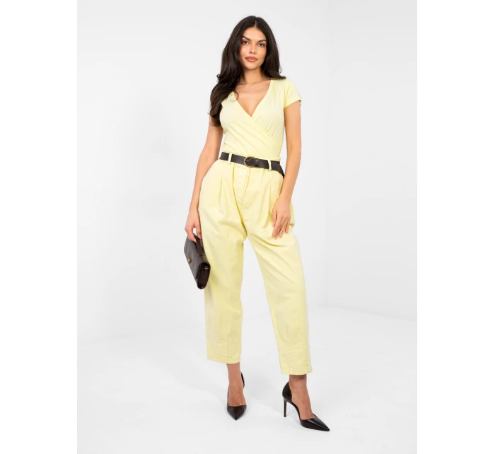 Nohavice MI SP 2690.00 svetložltá