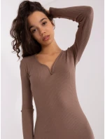 RV SK 9220 šaty.72 hnedá RV SK 9220 šaty.72 hnedá