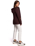 Blejzr s kapucí z úpletu černý model 15105755 - BeWear Blejzr s kapucí z úpletu černý model 15105755 - BeWear