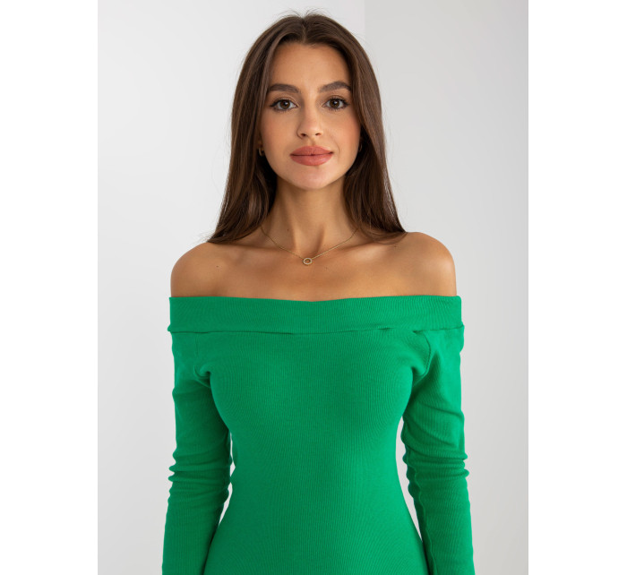 Zelené bavlnené šaty