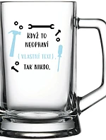 Personalizovaná pivná pohár – ak to nezvládne … tak nikto