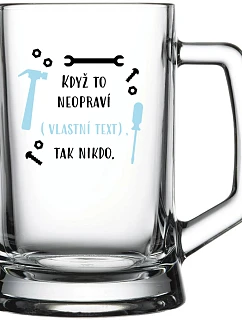 Personalizovaná pivná pohár – ak to nezvládne … tak nikto