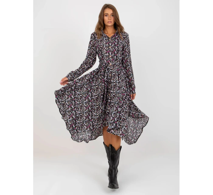 Dámske šaty CHA SK 0445 3.67P čierne - Rue Paris